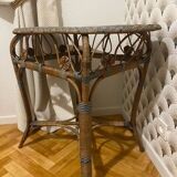 oval rattan table