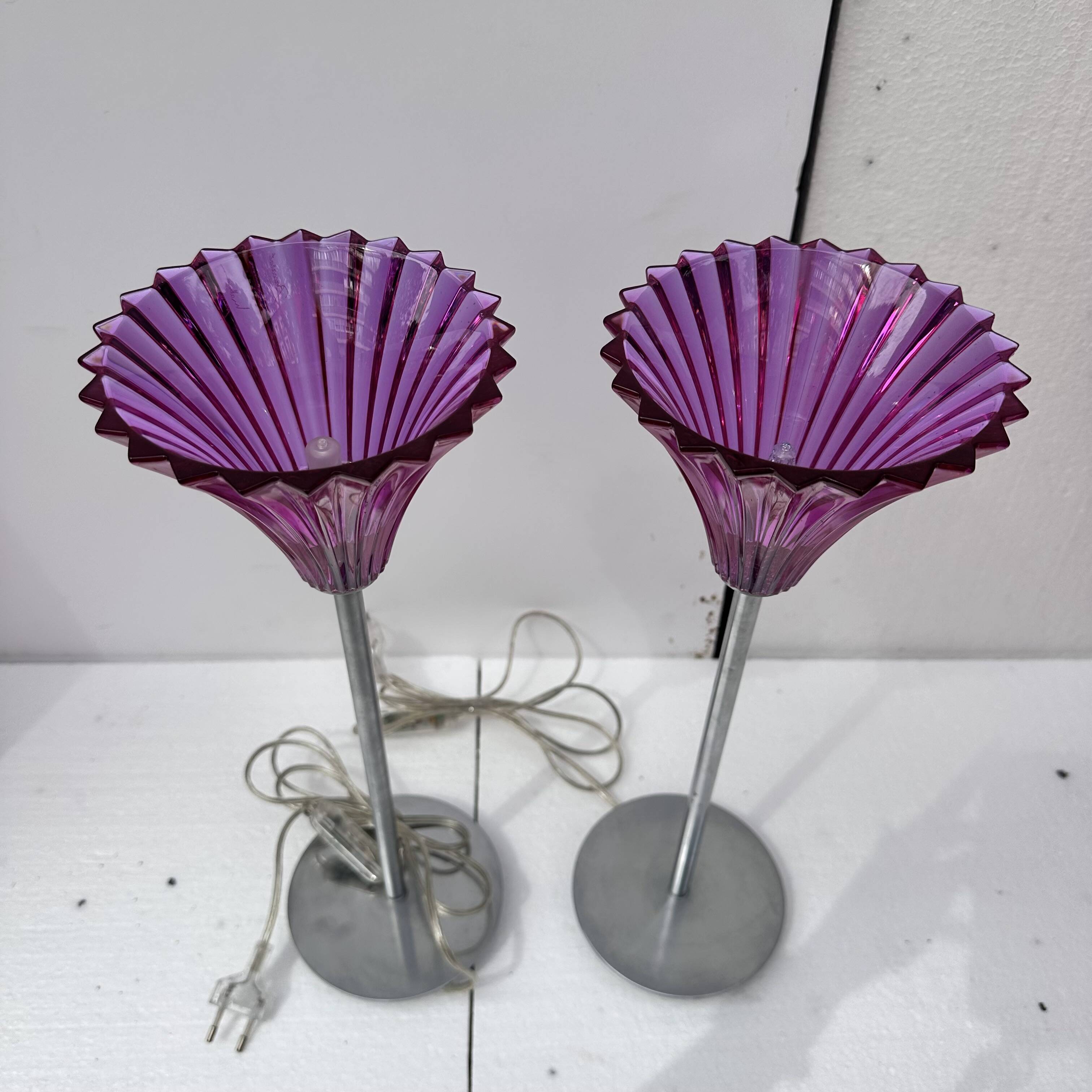 Pair of "Mille Nuits" table lamps, Mathias for Baccarat, 2000s - France