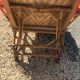 Rattan long chair and cushion