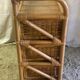 Dresser 5 rattan drawers - 70s