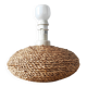 Vintage French lamp from the 70s-80s in ceramic and cord.