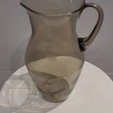 Smoked glass pitcher