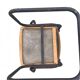 Fauteuil cantilever 1950s fer massif et cannage - Proto Cesca - La mam