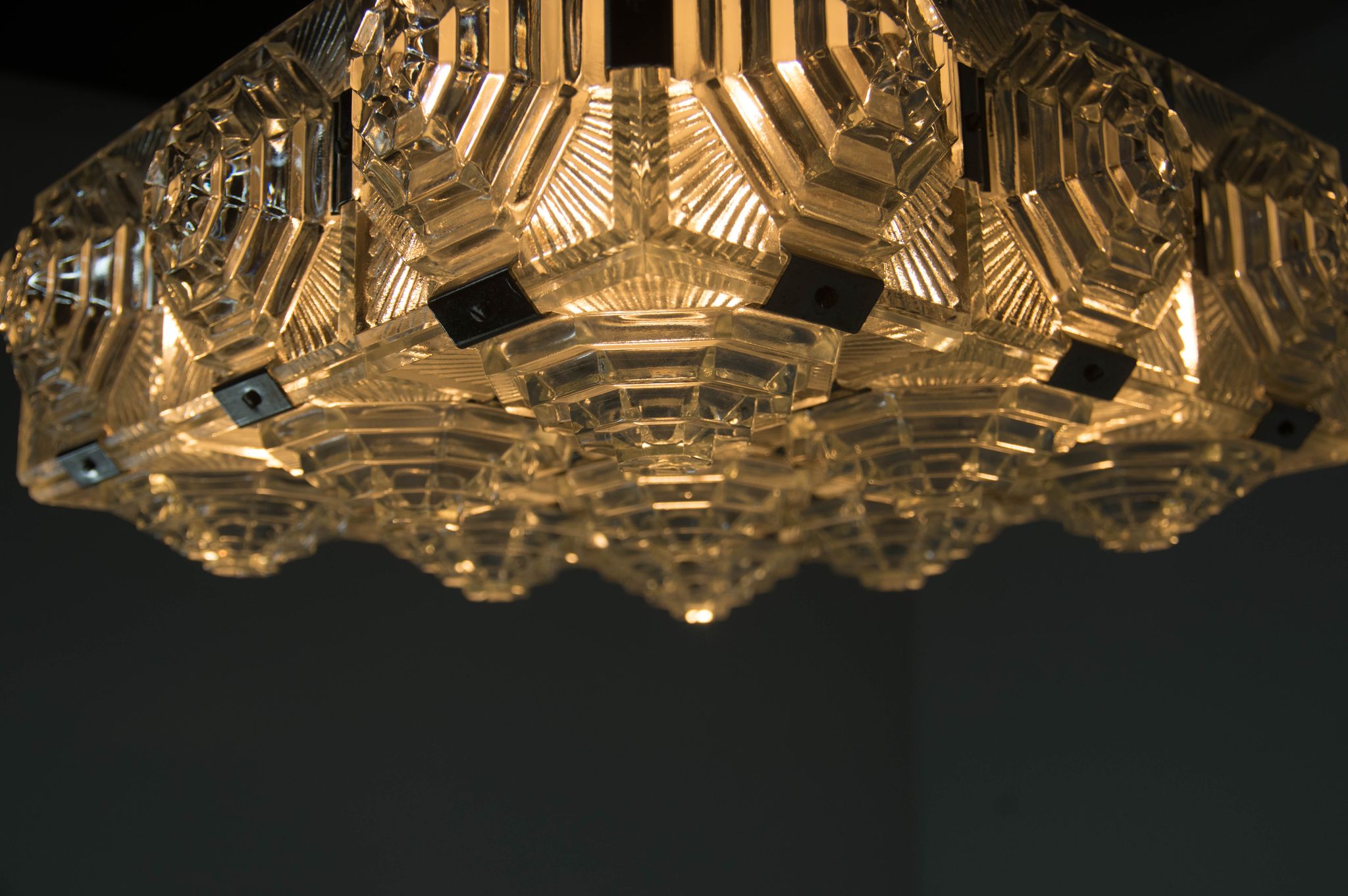 Brutalist Flush Mount by Kamenicky Senov, 1970s, More Items Available