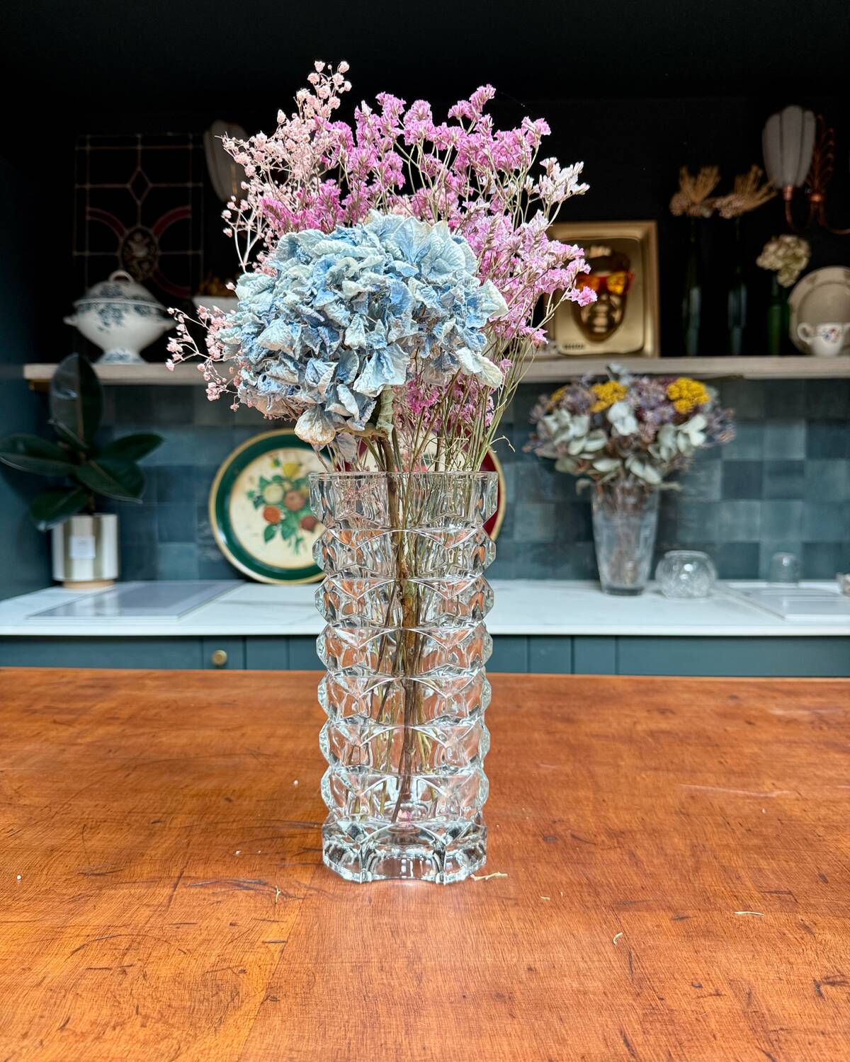 Crystal vase from the 70s