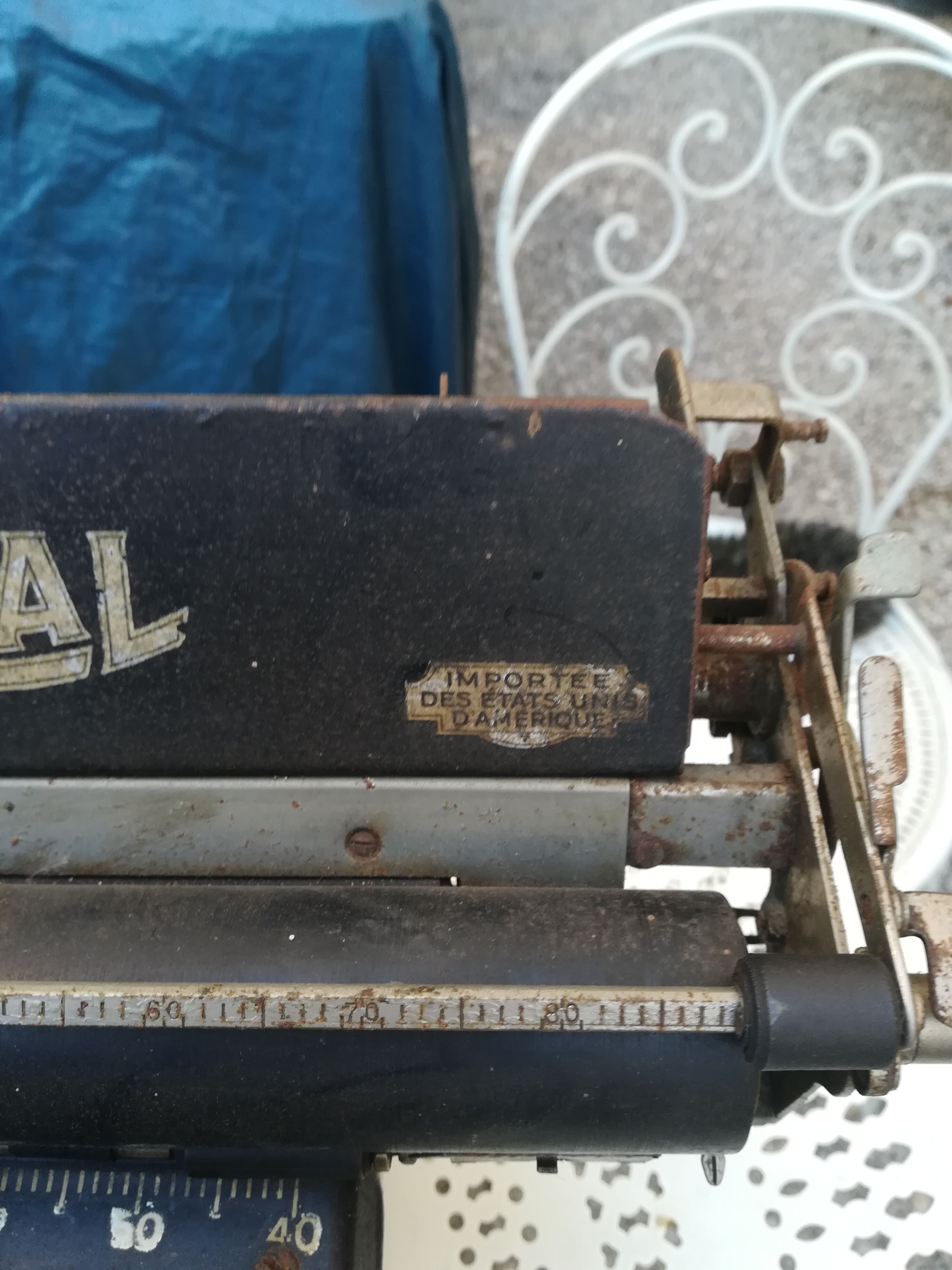 Old royal typewriter