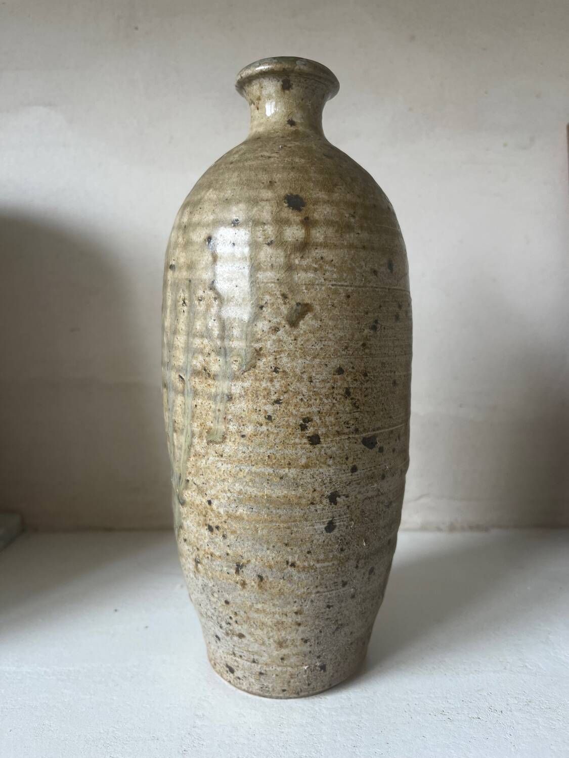 Antique stoneware bottle