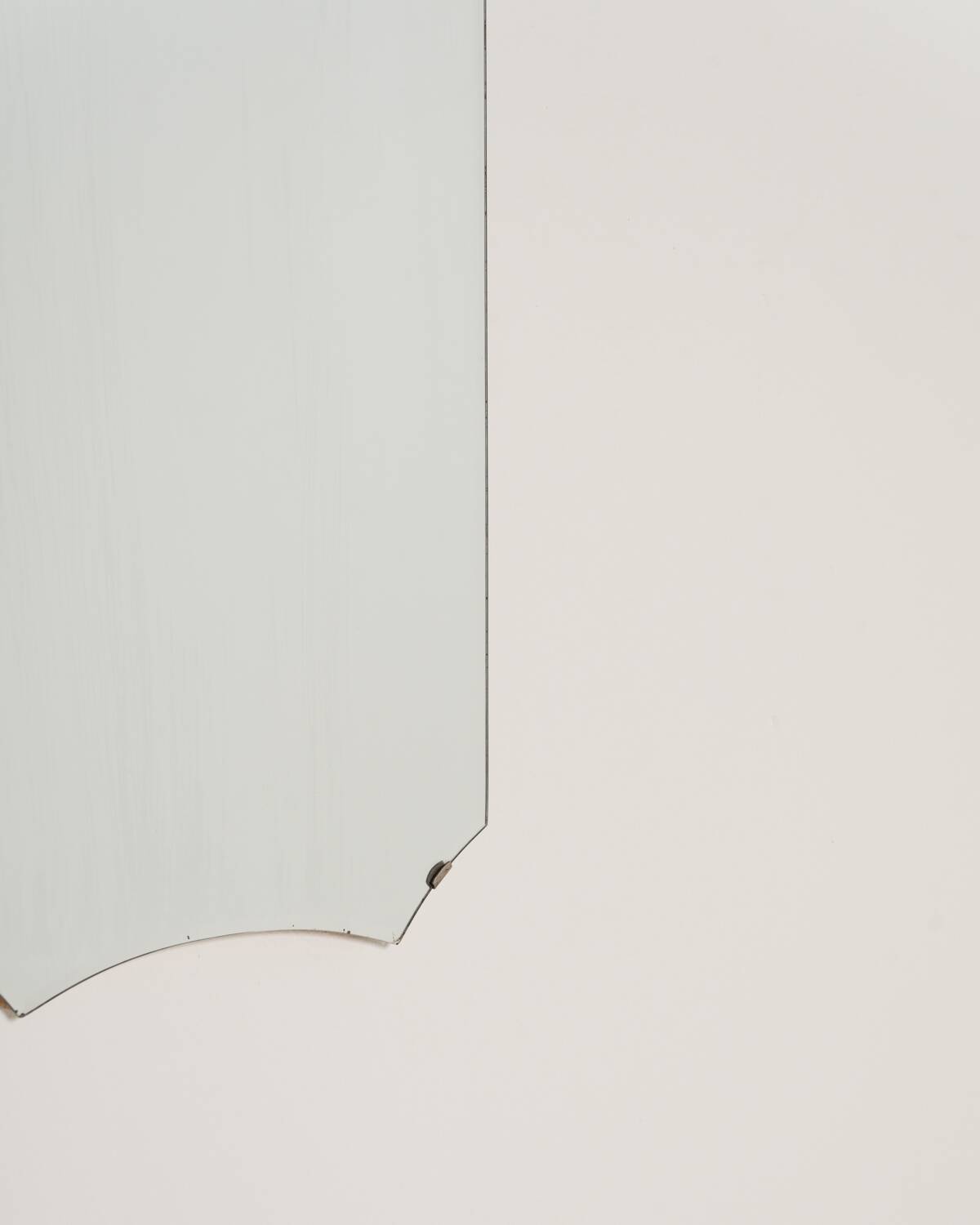 Shield-shaped wall mirror, European production, 1930s–40s
