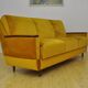 Mid-century velvet sofa daybed, 1960s