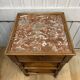small walnut side table