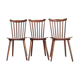 3 wooden trio bistro chairs No. 740 Baumann