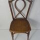 Old curved wooden bistro chair