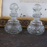 Lot of two glass decanters
