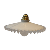 Vintage opaline pendant light