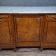Sideboard in burl and marble – Transition Louis XV / Louis XVI