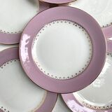 Antique porcelain dessert plates