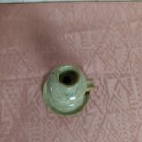 Glazed stoneware candlestick
