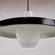 Opaline Glass Pendant Lamp attributed to Louis Kalff for Philips, 1960s