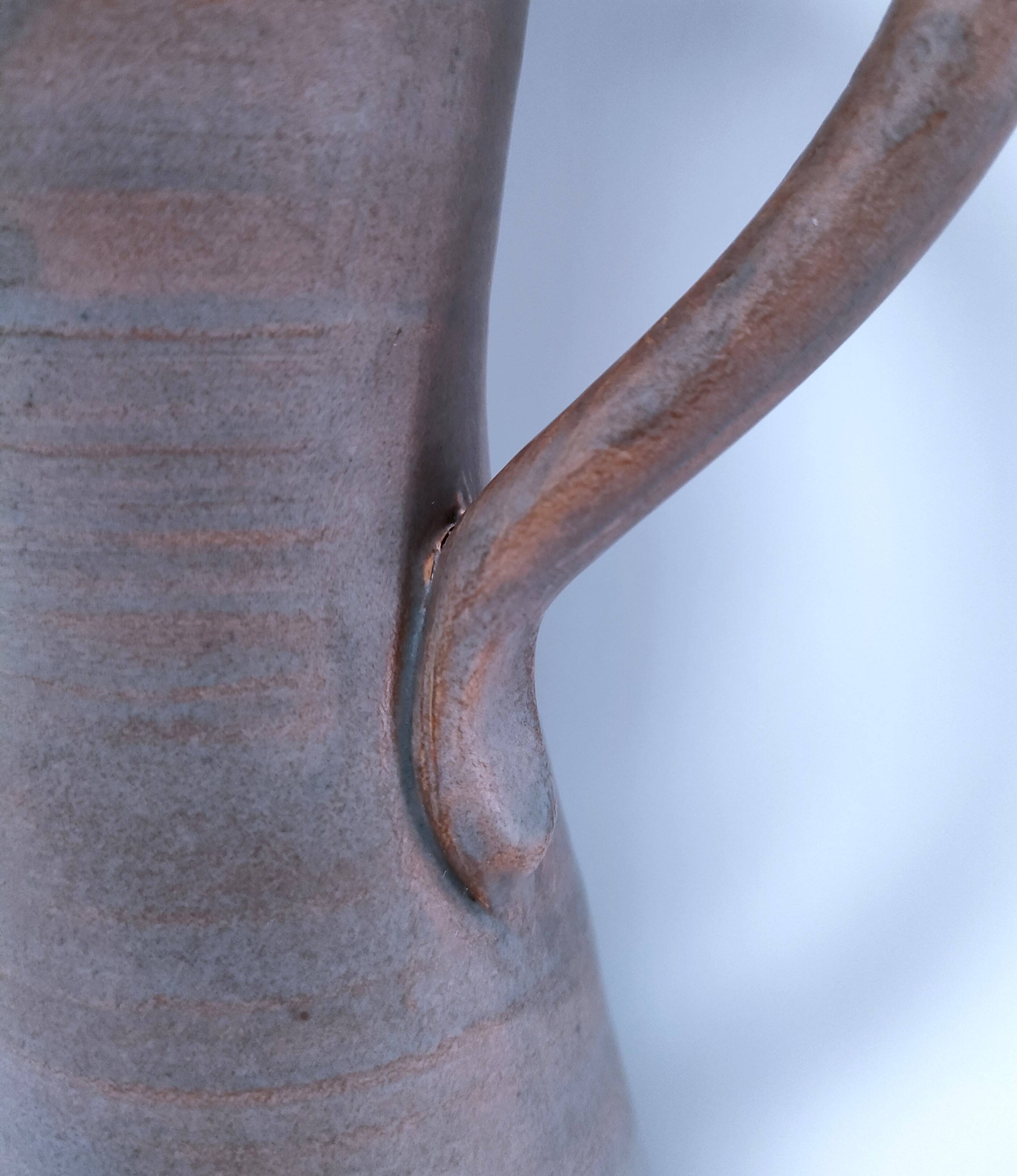 Vintage signed ceramic soliflore vase