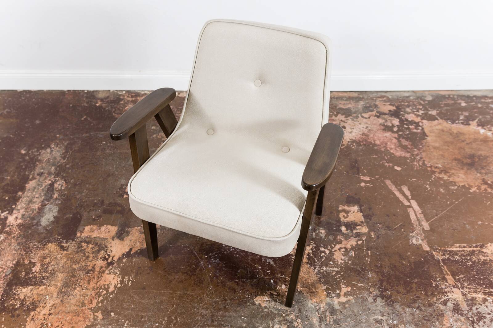 Iconic Polish Mid-Century Armchair 366 by Józef Chierowski 1960's