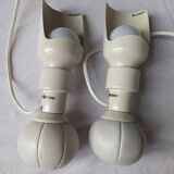 RARE PAIR OF TABLE LAMPS BY GINO SARFATTI DESIGNER