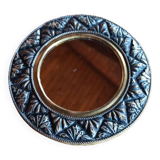 Petit miroir oriental en laiton