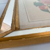 Table camellia mirror frame