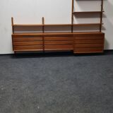 Teak wall unit by Poul Cadovious