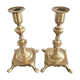 Pair of brass candlesticks