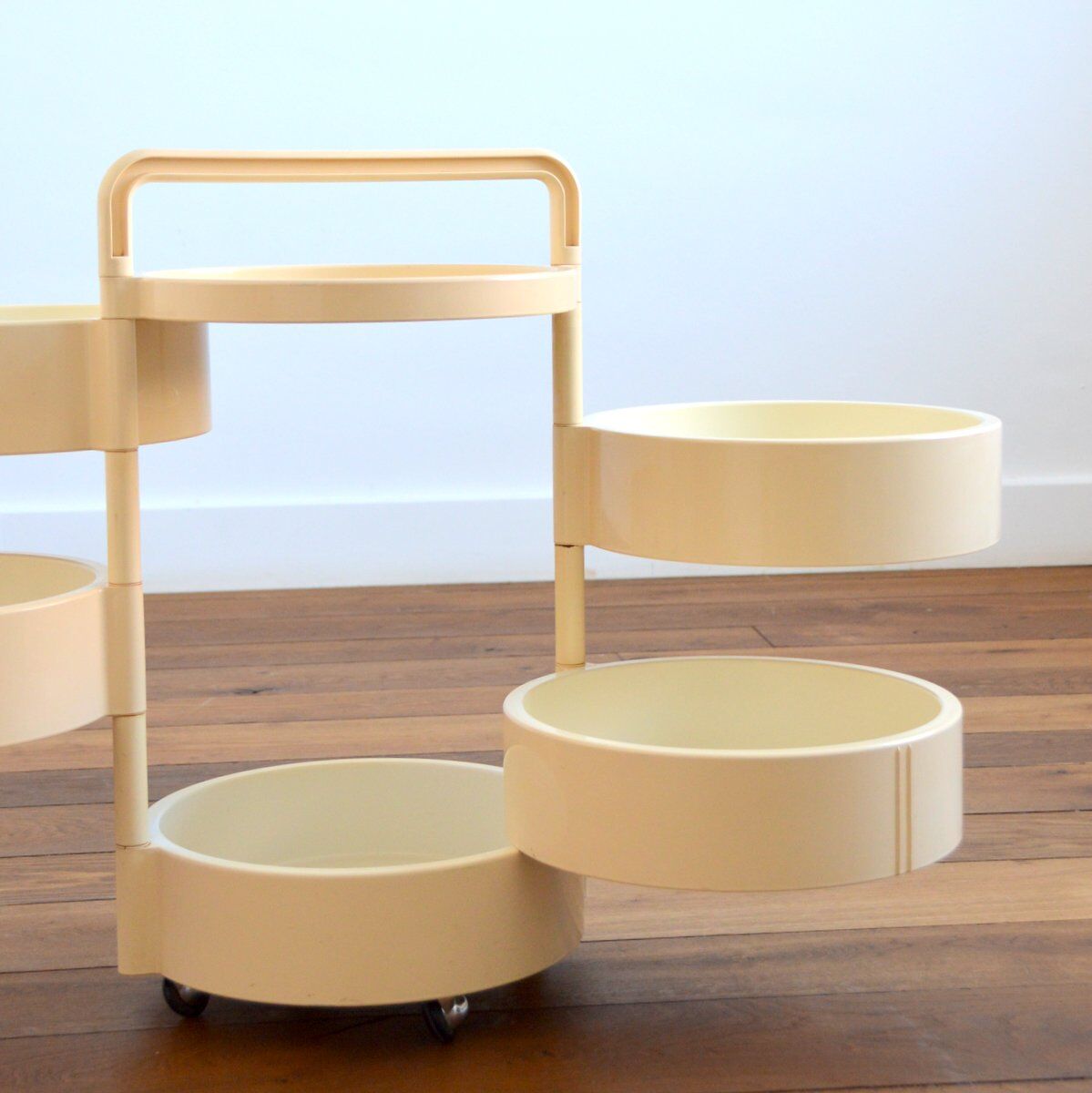 Storage trolley by Franco Annoni 4591 for Kartell, 1970s
