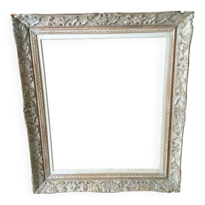 cadre bois sculpté .