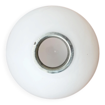 Mid-century modern Swiss glass replacement part for E.R. Nele Temde lamps, 1960s.