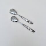 Christian Dior salad servers with 925 sterling silver handles, Italy
