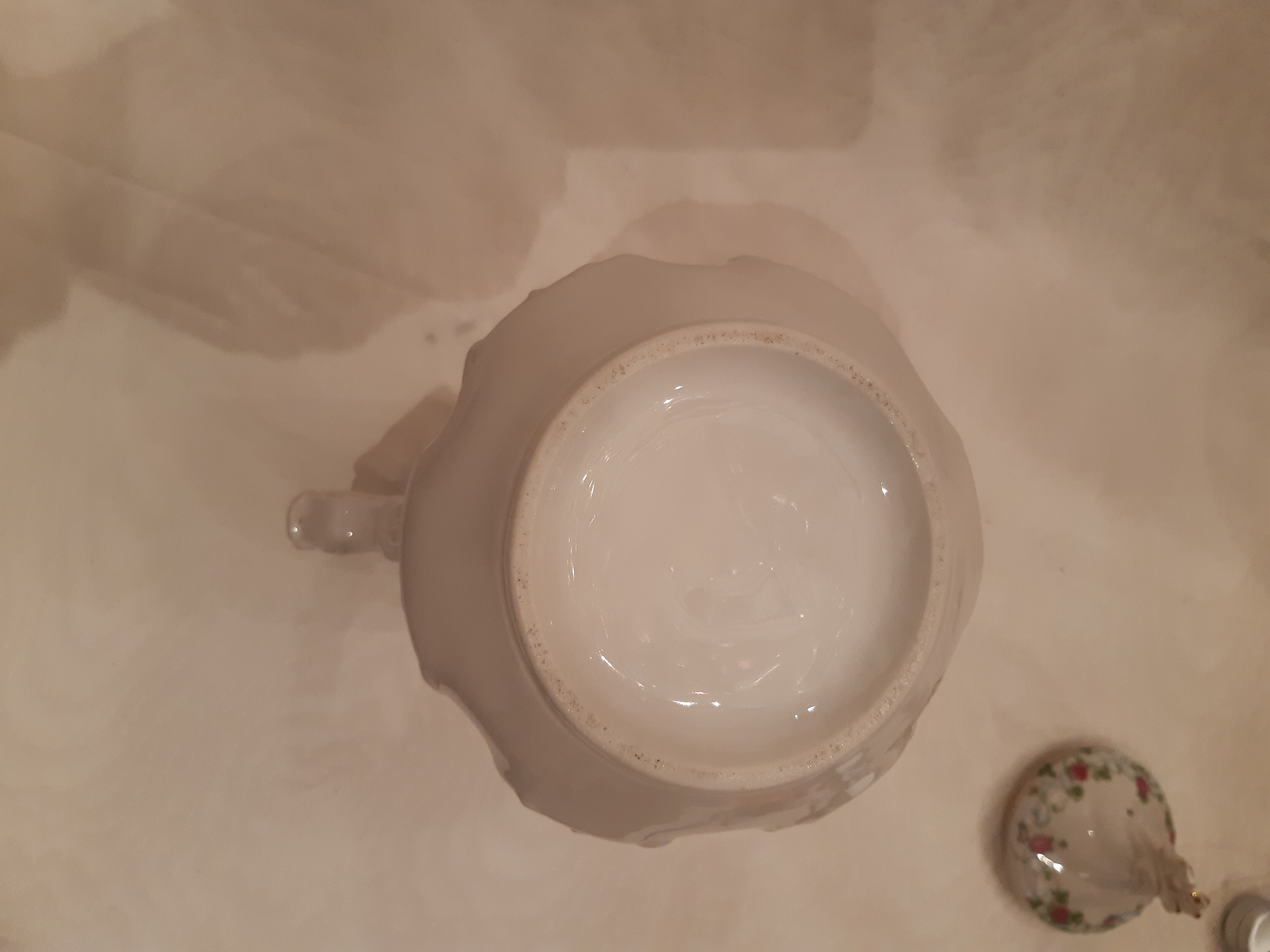 1900 porcelain coffee maker, beautiful vintage decoration element