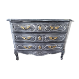 Louis XV style patinated chest of drawers