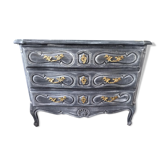 Louis XV style patinated chest of drawers