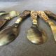 Set of 7 horn and wood spoons