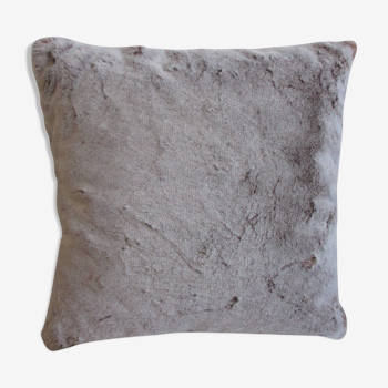 Faux fur cushion