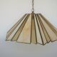 Suspension art déco vintage en verre Tiffany