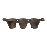 Planter of 3 zinc pots