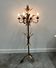 Rare Gilt Metal Sheaf of Wheat Floor Lamp by Hans Kogl, 1970s