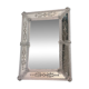 Venetian Transparent Hand-Carved Glass Wall Mirror