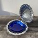 Metal shell butter dish
