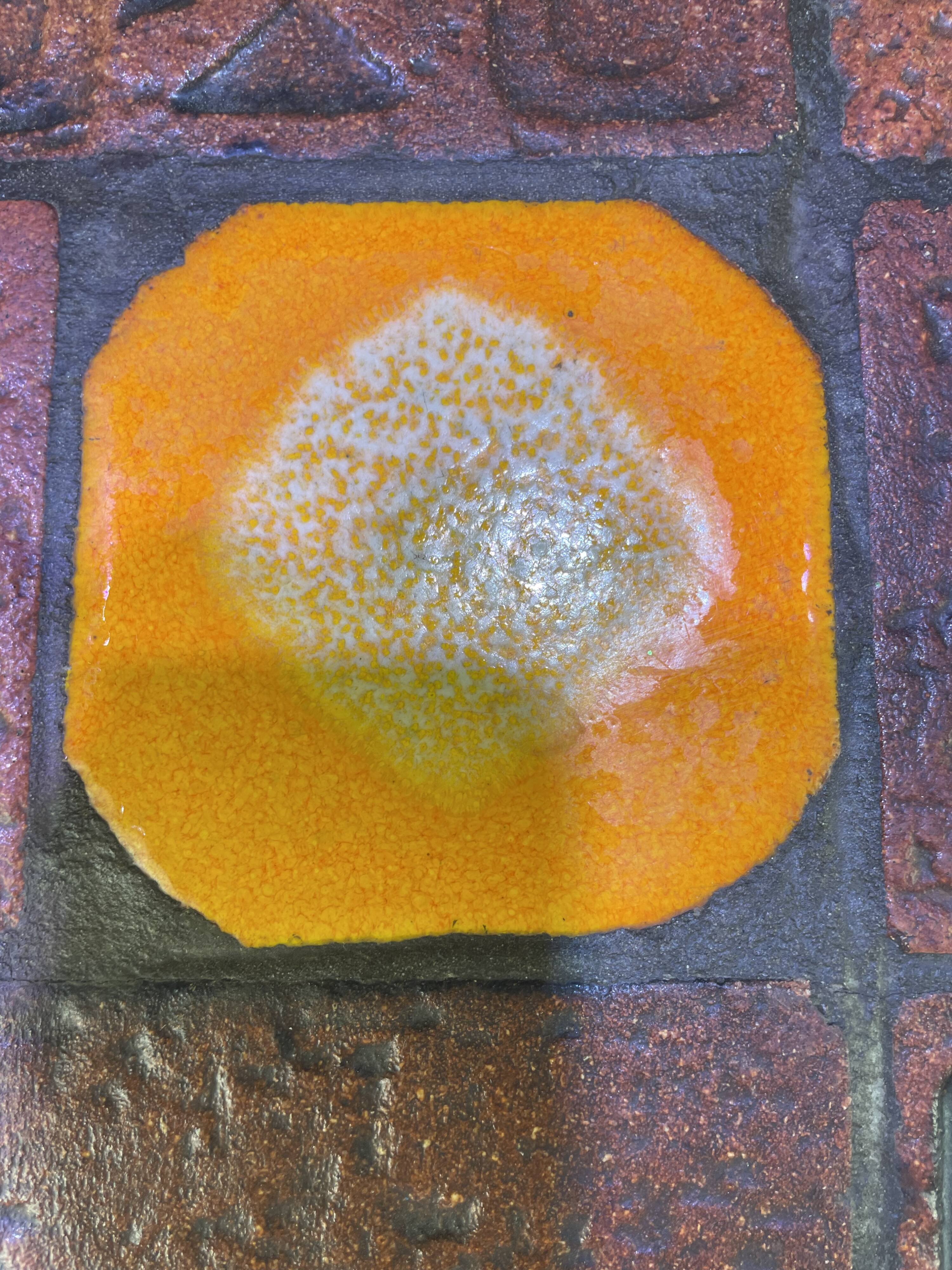 Glazed ceramic coffee table