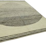 Hand-Knotted Turkish Contemporary 247 cm x 342 cm Beige Wool Carpet