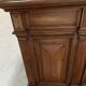 Napoleon III desk with pedestals in solid walnut 19th century
