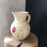 Pitcher hand painted décor