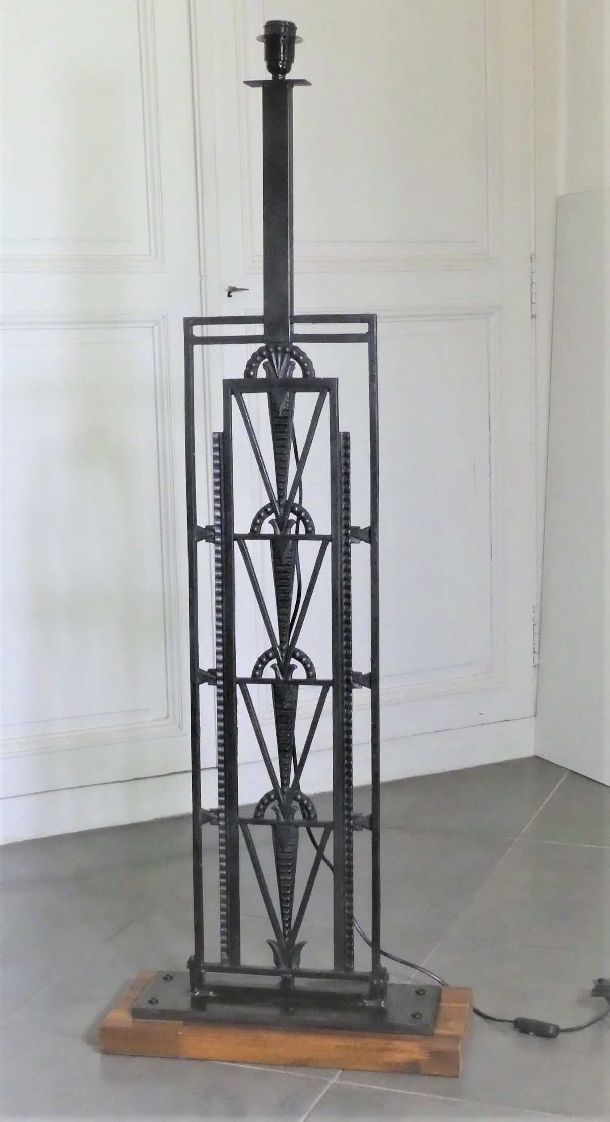 art deco floor lamp