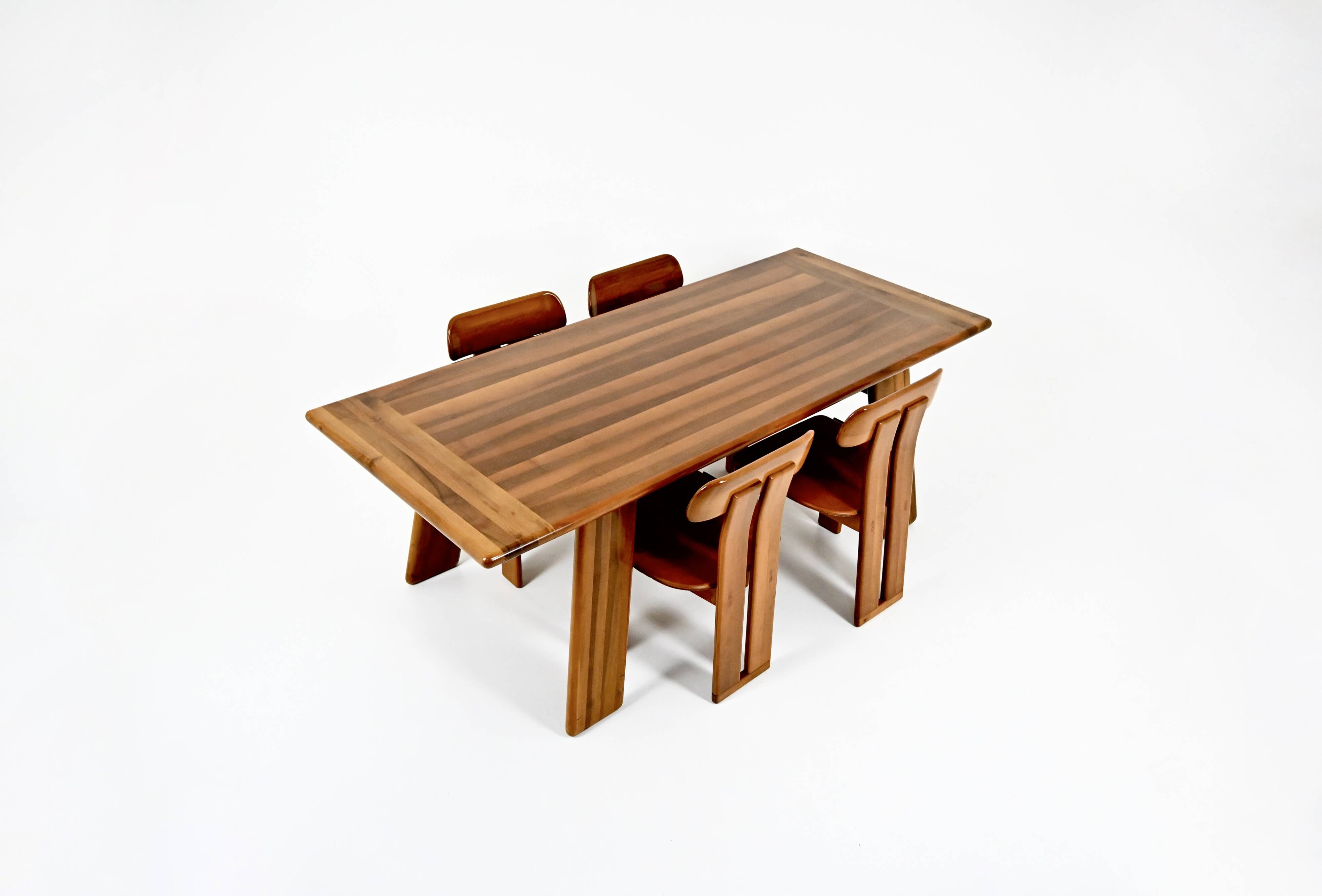 Sapporo dining room set by Mario Marenco for Mobilgirgi, 1970s