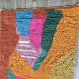 Handmade pure wool rug, size 100 x 200 cm.